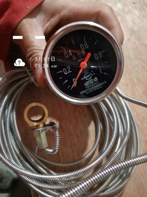 Jichai Chidong Engine Parts 12V190 Push Water Outlet Temp Gauge and Oil Cooler Gauge