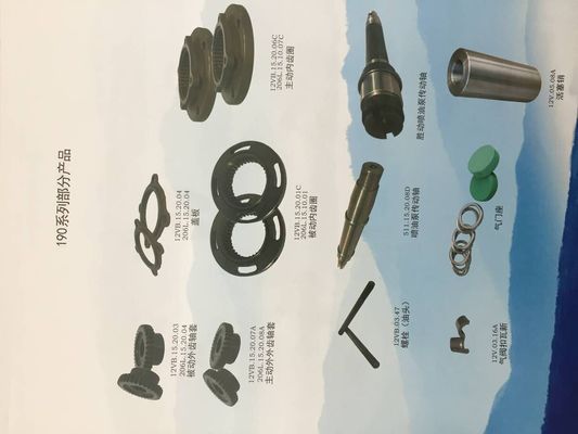 Standard H16V190zdt-2 1000kw Natural Gas Generator Parts with DC Output Type