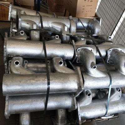 1812t. 09.10A T-Tipe Manifold Used in Jinan 500kw Gas Generator for Fixed Installation
