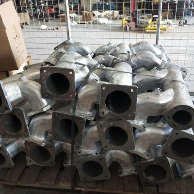 1812t. 09.10A T-Tipe Manifold Used in Jinan 500kw Gas Generator for Fixed Installation