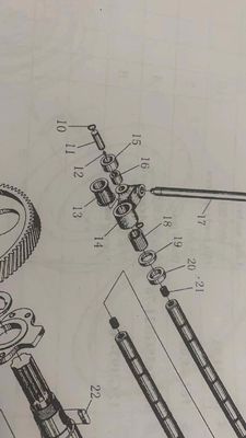 Standard Component 12v Diesel Engine Spare Parts Casting Roller Ang Arm Assembly