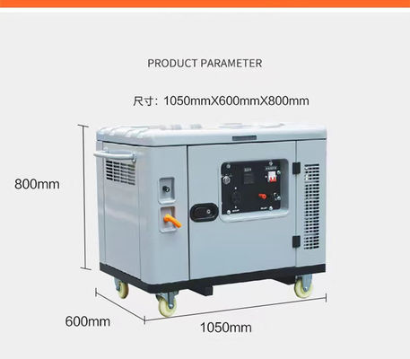 AC Three Phase Output 10kw Silent Gasoline Generators with Output Efficiency