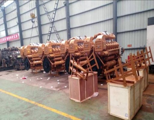V Cylinder Arrangement Jichai A12V190zl-1 Diesel Engine for Oil Rig Customized Request