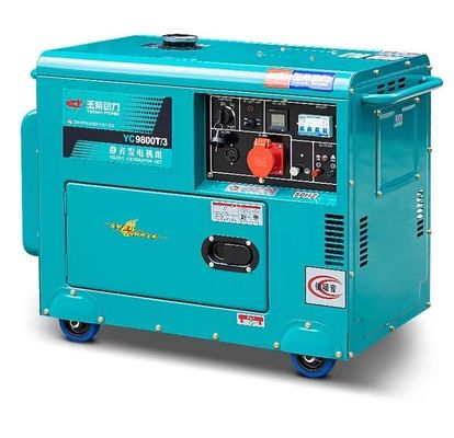 Land 5/6/8/10kw Household Silent Diesel Generator Set with AC Three Phase Output