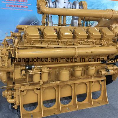 Powerful 4 Stroke A12V190 Chidong Jinan Jichai Marine Engine with 12 Cylinders