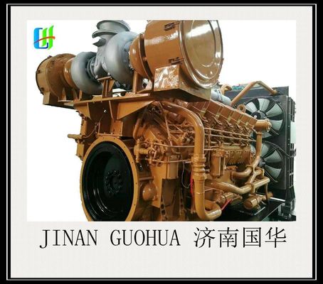 Cylinder Arrangement Form V 882kw 1000HP Jichai Chidong Z12V190b Marine Diesel Engine