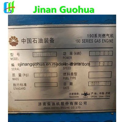 13700KG Capacity H16V190 Jinan Jichai Jgas Generator Parts with CE Certification