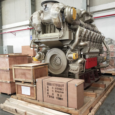 ISO Certified 12V190 Gas Generating Set for Natural Gas Engine Power Generation System