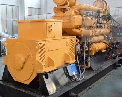 Jichai 500kw Gas Generator G12V190zldt 1512t Model for Small-Scale Power Generation
