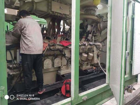 50/60 Hz Frequency Jinan Gas Turbine Generator with 750kw Power and Low Consumption
