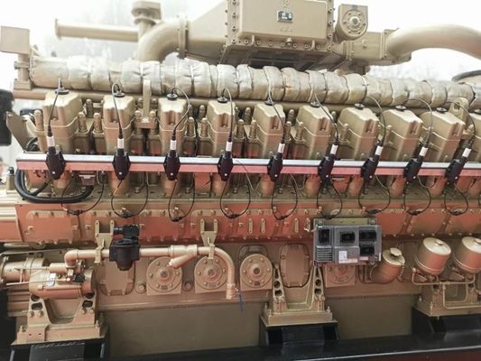 1MW Gas Generator Sets with V Style Cylinder Arrangement and AC Three Phase Output Type
