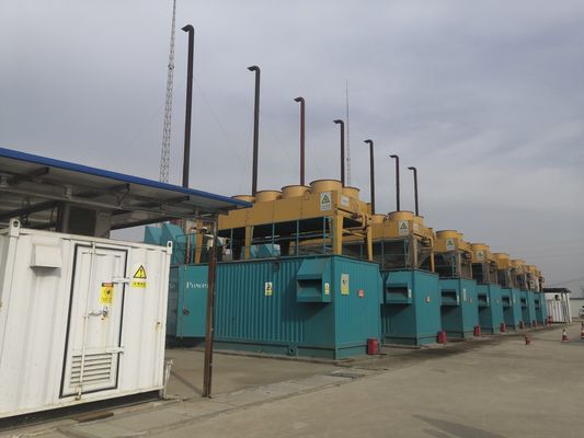 10.5kv Rated Voltage Natural Gas Generator Set 2000kw for Industrial Applications