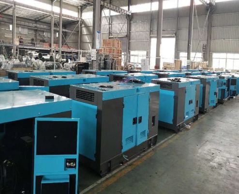 Remote Four Stroke 10-50KW Silent Generator Set with SGS ISO Diesel Generator 10-50KW