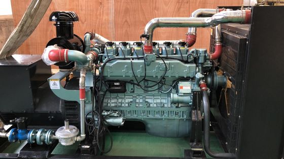 120kw Natural Gas Generator With V Cylinder Arrangement And Customized